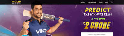 Winzo Fantasy Cricket App
